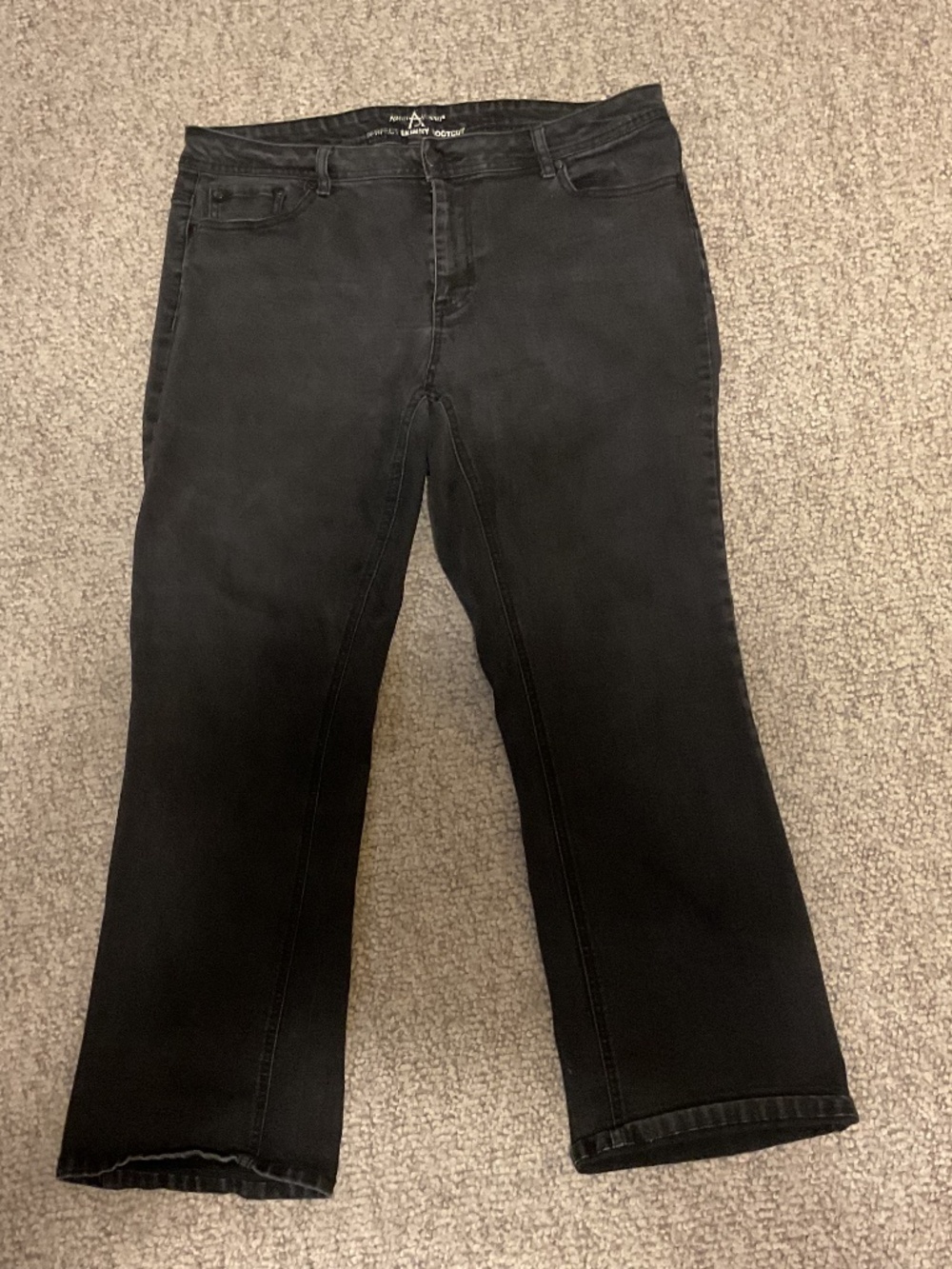 Ashley Stewart skinny bootcut jeans